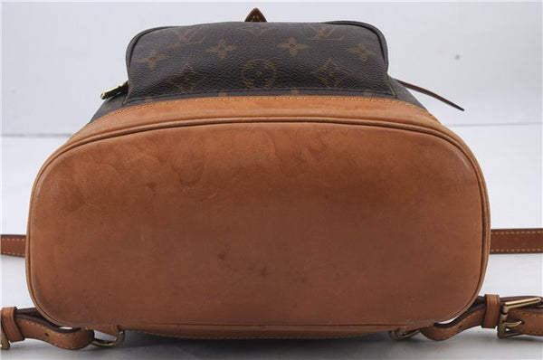 Authentic Louis Vuitton Monogram Montsouris MM Backpack M51136 LV 2911D