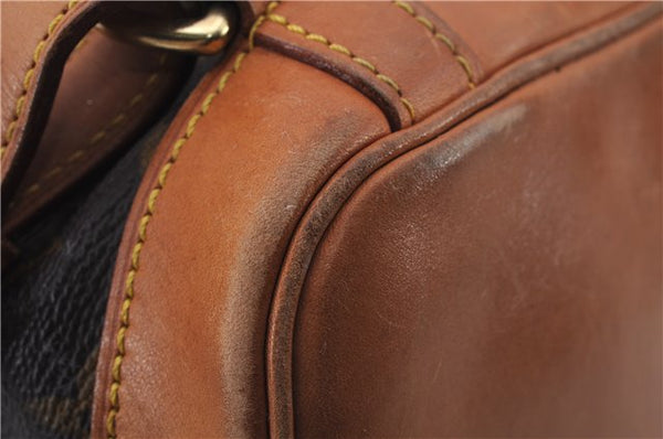 Authentic Louis Vuitton Monogram Montsouris MM Backpack M51136 LV 2911D