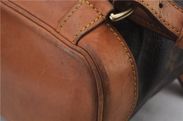 Authentic Louis Vuitton Monogram Montsouris MM Backpack M51136 LV 2911D