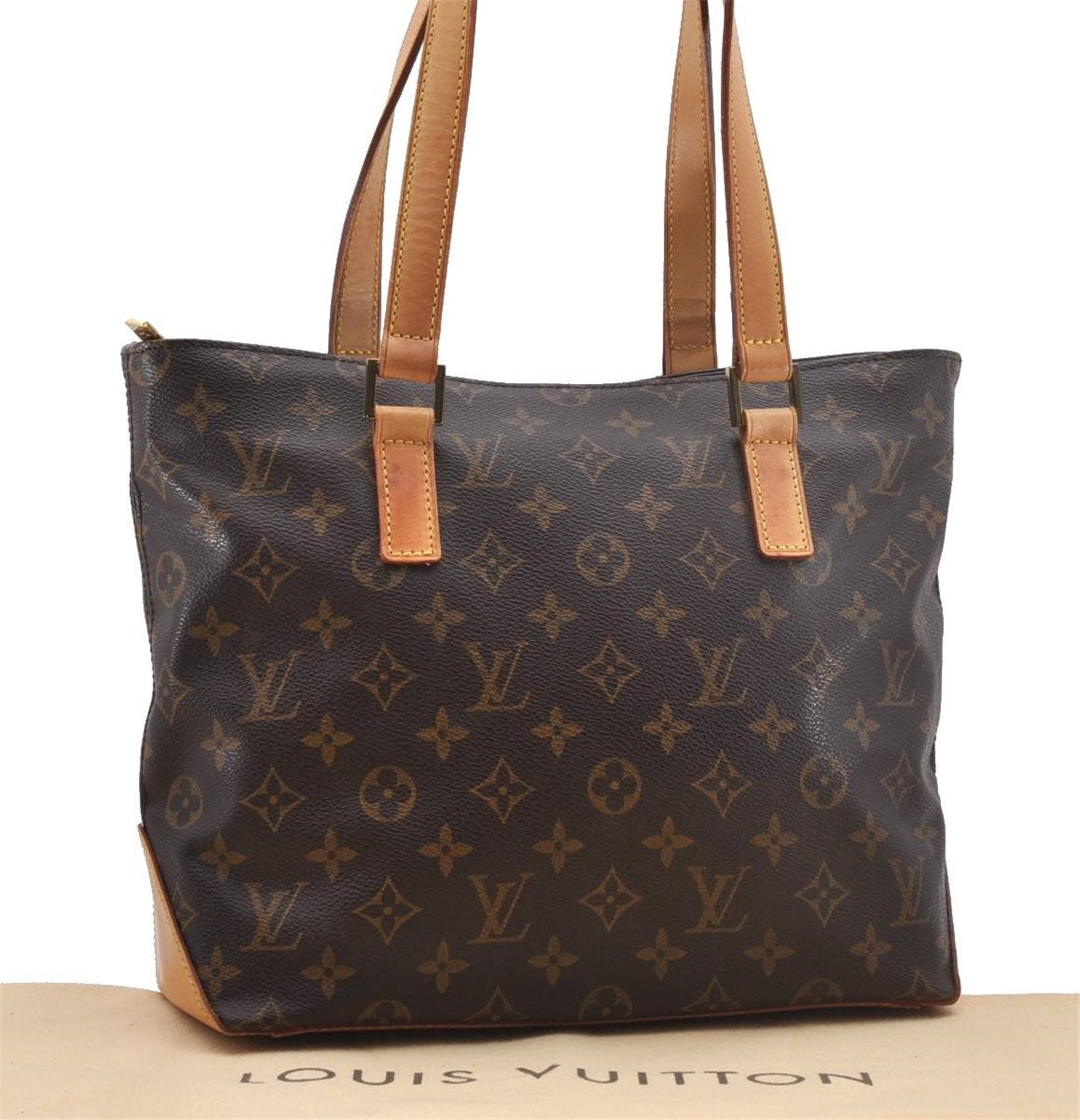 Authentic Louis Vuitton Monogram Cabas Piano Tote Bag Purse M51148 LV 2914D