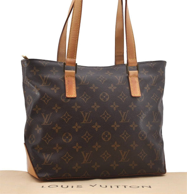 Authentic Louis Vuitton Monogram Cabas Piano Tote Bag Purse M51148 LV 2914D