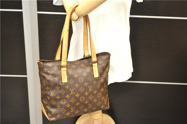 Authentic Louis Vuitton Monogram Cabas Piano Tote Bag Purse M51148 LV 2914D