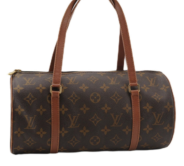 Authentic Louis Vuitton Monogram Papillon 30 Hand Bag Old Model LV 2914F
