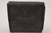 Authentic Louis Vuitton Monogram Portefeuille Elise Wallet Purse M61654 LV 2914I