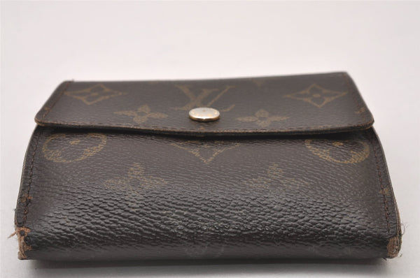 Authentic Louis Vuitton Monogram Portefeuille Elise Wallet Purse M61654 LV 2914I