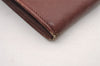 Authentic Cartier Must de Cartier Clutch Hand Bag Leather Bordeaux Red 2915I