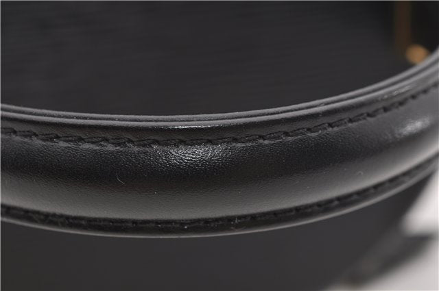 Authentic Louis Vuitton Epi Cannes Cosmetic Hand Bag Black M48032 LV 2916E