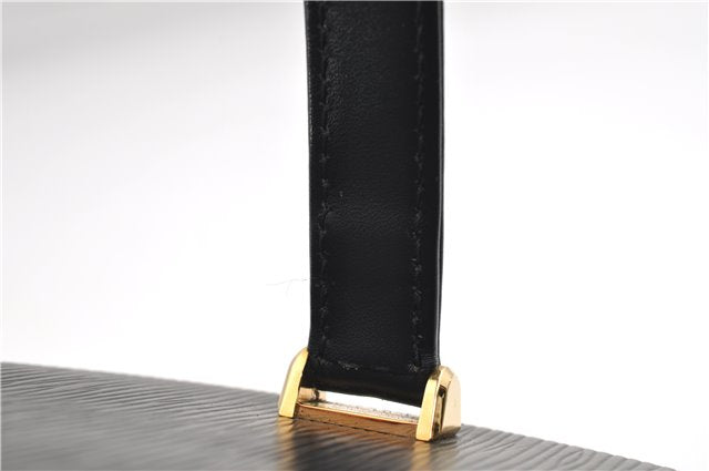 Authentic Louis Vuitton Epi Cannes Cosmetic Hand Bag Black M48032 LV 2916E