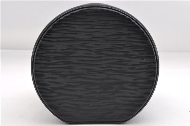 Authentic Louis Vuitton Epi Cannes Cosmetic Hand Bag Black M48032 LV 2916E