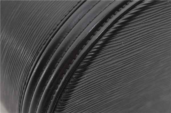 Authentic Louis Vuitton Epi Cannes Cosmetic Hand Bag Black M48032 LV 2916E