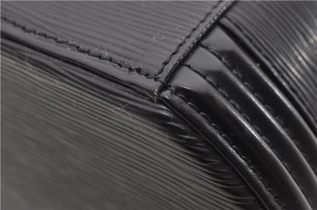 Authentic Louis Vuitton Epi Cannes Cosmetic Hand Bag Black M48032 LV 2916E