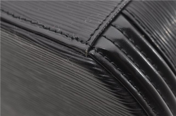 Authentic Louis Vuitton Epi Cannes Cosmetic Hand Bag Black M48032 LV 2916E