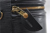 Authentic Louis Vuitton Epi Cannes Cosmetic Hand Bag Black M48032 LV 2916E