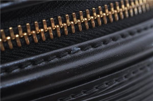 Authentic Louis Vuitton Epi Cannes Cosmetic Hand Bag Black M48032 LV 2916E