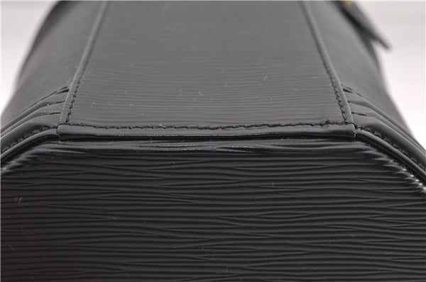 Authentic Louis Vuitton Epi Cannes Cosmetic Hand Bag Black M48032 LV 2916E