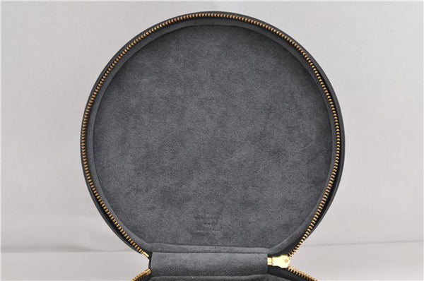 Authentic Louis Vuitton Epi Cannes Cosmetic Hand Bag Black M48032 LV 2916E