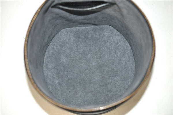 Authentic Louis Vuitton Epi Cannes Cosmetic Hand Bag Black M48032 LV 2916E