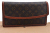 Auth Louis Vuitton Monogram Pochette Dame GM Clutch Hand Bag M51810 LV 2917D