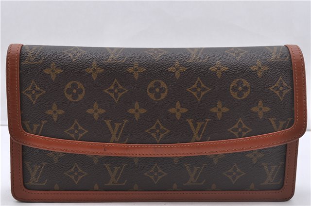 Auth Louis Vuitton Monogram Pochette Dame GM Clutch Hand Bag M51810 LV 2917D