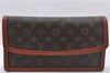 Auth Louis Vuitton Monogram Pochette Dame GM Clutch Hand Bag M51810 LV 2917D