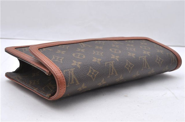 Auth Louis Vuitton Monogram Pochette Dame GM Clutch Hand Bag M51810 LV 2917D