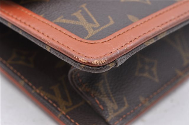 Auth Louis Vuitton Monogram Pochette Dame GM Clutch Hand Bag M51810 LV 2917D