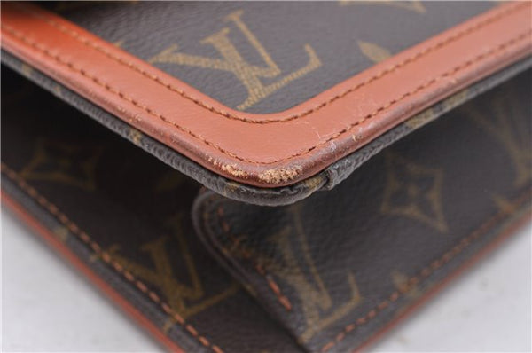 Auth Louis Vuitton Monogram Pochette Dame GM Clutch Hand Bag M51810 LV 2917D