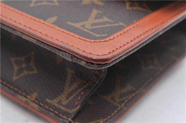 Auth Louis Vuitton Monogram Pochette Dame GM Clutch Hand Bag M51810 LV 2917D