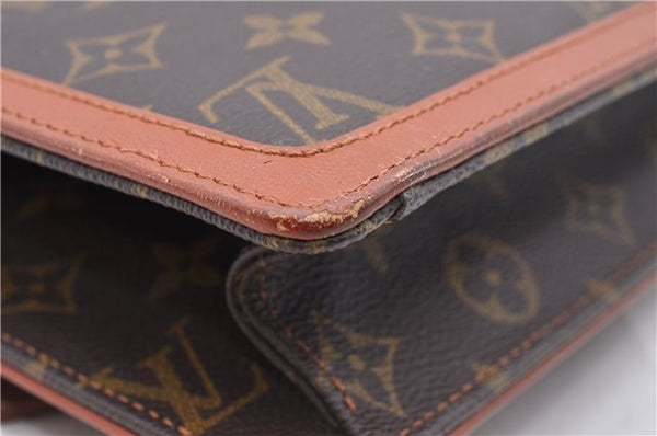 Auth Louis Vuitton Monogram Pochette Dame GM Clutch Hand Bag M51810 LV 2917D