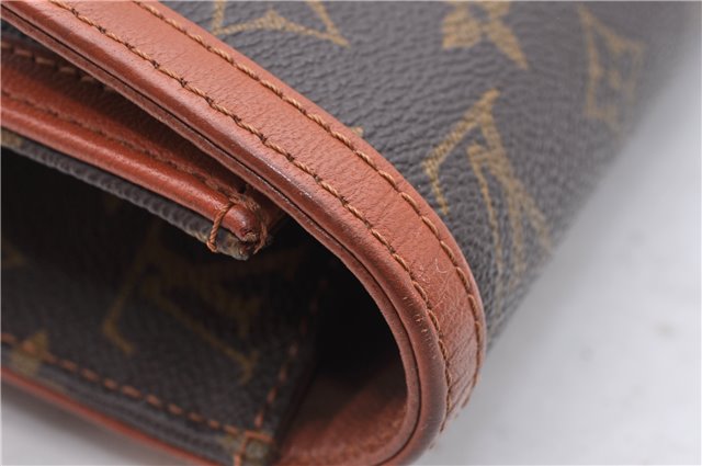 Auth Louis Vuitton Monogram Pochette Dame GM Clutch Hand Bag M51810 LV 2917D