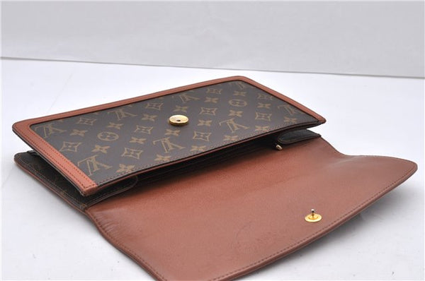 Auth Louis Vuitton Monogram Pochette Dame GM Clutch Hand Bag M51810 LV 2917D