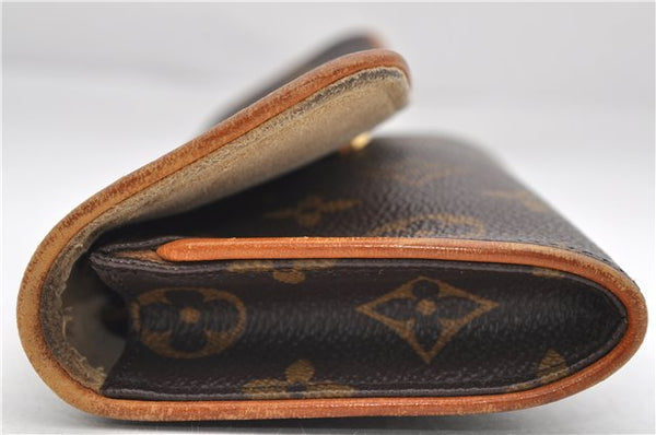 Authentic Louis Vuitton Monogram Pochette Twin PM Shoulder Bag M51854 LV 2917E