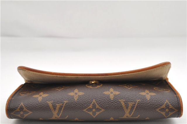 Authentic Louis Vuitton Monogram Pochette Twin PM Shoulder Bag M51854 LV 2917E