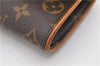 Authentic Louis Vuitton Monogram Pochette Twin PM Shoulder Bag M51854 LV 2917E