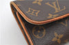 Authentic Louis Vuitton Monogram Pochette Twin PM Shoulder Bag M51854 LV 2917E