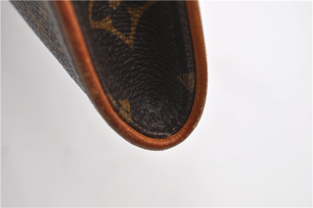 Authentic Louis Vuitton Monogram Pochette Twin PM Shoulder Bag M51854 LV 2917E