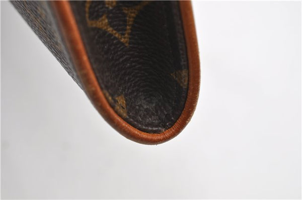 Authentic Louis Vuitton Monogram Pochette Twin PM Shoulder Bag M51854 LV 2917E