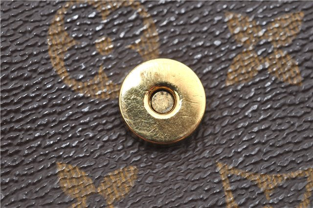 Authentic Louis Vuitton Monogram Pochette Twin PM Shoulder Bag M51854 LV 2917E