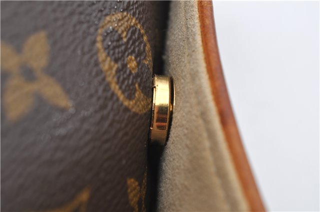 Authentic Louis Vuitton Monogram Pochette Twin PM Shoulder Bag M51854 LV 2917E