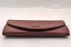 Authentic Cartier Must de Cartier Clutch Hand Bag Leather Bordeaux Red 2917I