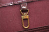 Authentic Louis Vuitton Vernis Avalon GM Shoulder Bag M91742 Bordeaux Red 2918E