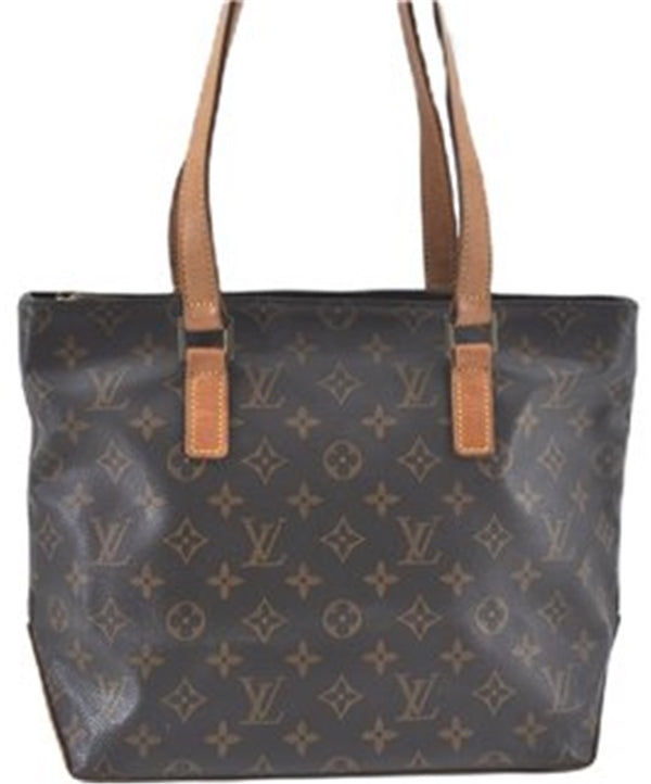 Authentic Louis Vuitton Monogram Cabas Piano Shoulder Tote Bag M51148 LV 2920D