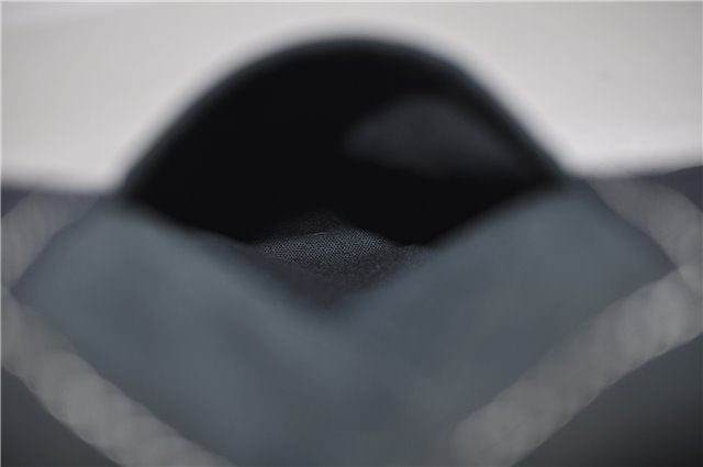 Authentic HERMES Deauville MM Hand Tote Bag Canvas Black 2920E