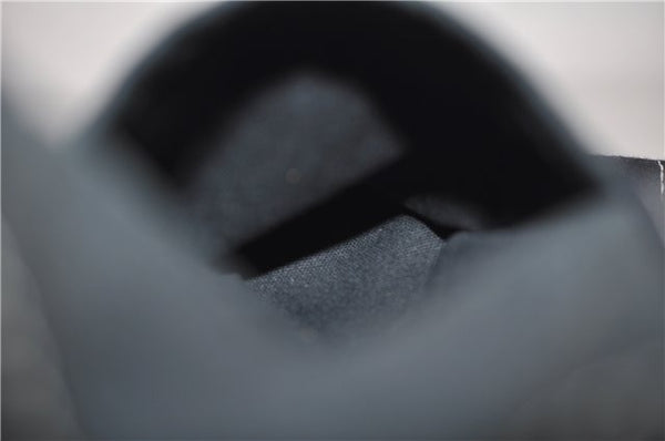 Authentic HERMES Deauville MM Hand Tote Bag Canvas Black 2920E