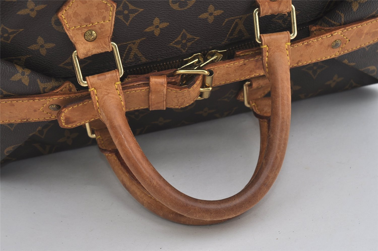 Authentic Louis Vuitton Monogram Cruiser Bag 40 Travel Hand Bag M41139 LV 2921I