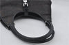 Authentic GUCCI Jumbo GG Jackie Shoulder Bag Canvas Leather 0021067 Black 2922E