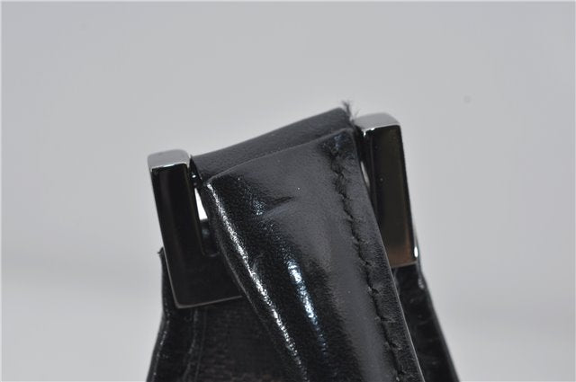 Authentic GUCCI Jumbo GG Jackie Shoulder Bag Canvas Leather 0021067 Black 2922E