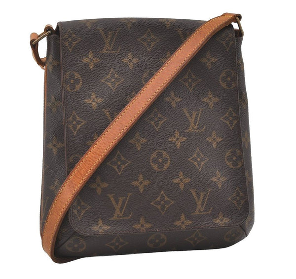 Auth Louis Vuitton Monogram Musette Salsa M51387 Long Shoulder Cross Bag 2922I
