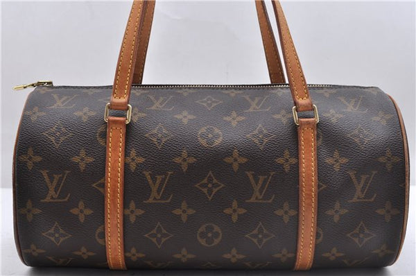 Authentic Louis Vuitton Monogram Papillon 30 Hand Bag M51385 LV 2923D