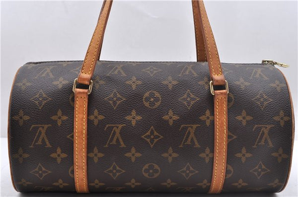 Authentic Louis Vuitton Monogram Papillon 30 Hand Bag M51385 LV 2923D
